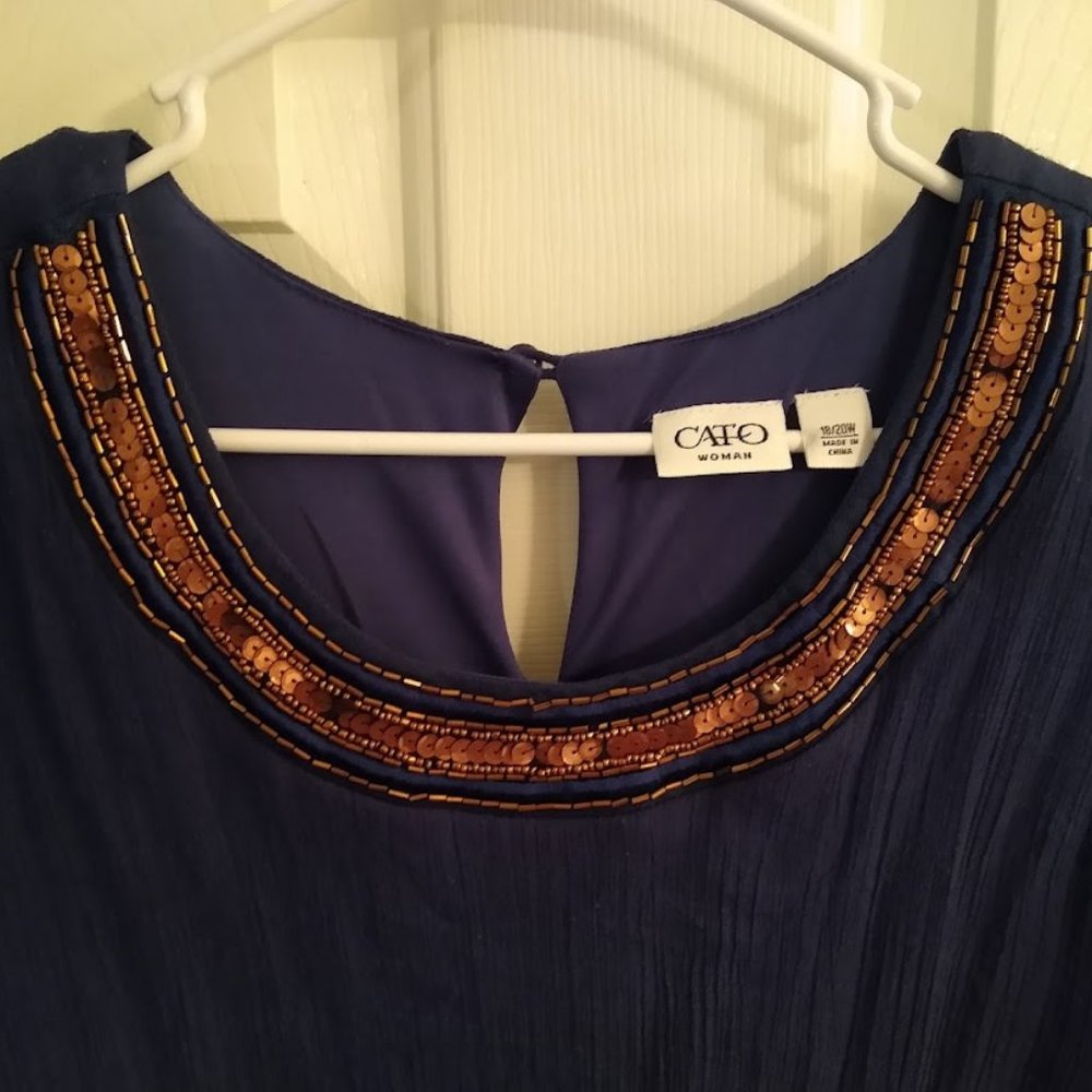 Gauzy, Sparkly, Sleeveless Dress